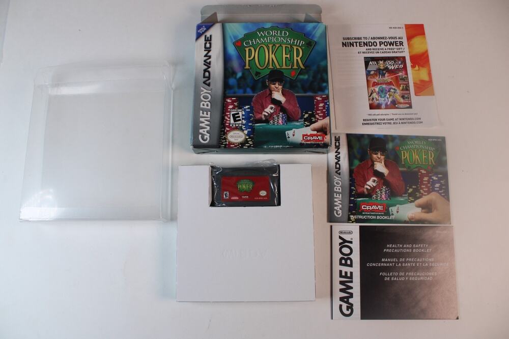 World Championship Poker (Nintendo Game Boy Advance, 2004, GBA) Complete